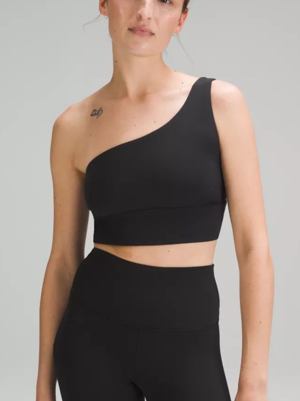 Lululemon Align Asymmetrical One-Shoulder Sports Bra - Black